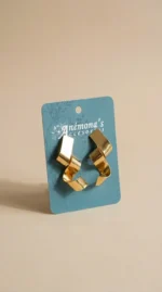 Aretes Ondas de Oro - Image 3